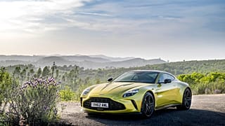 Aston Martin Vantage Yellow