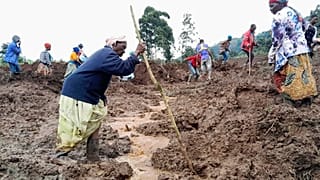 Le frane colpiscono l'Uganda