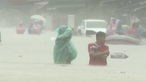 Le alluvioni in Thailandia