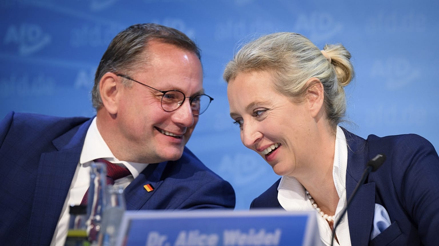 Tino Chrupalla és Alice Weidel, az AfD két társelnöke