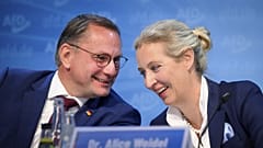 Tino Chrupalla és Alice Weidel, az AfD két társelnöke
