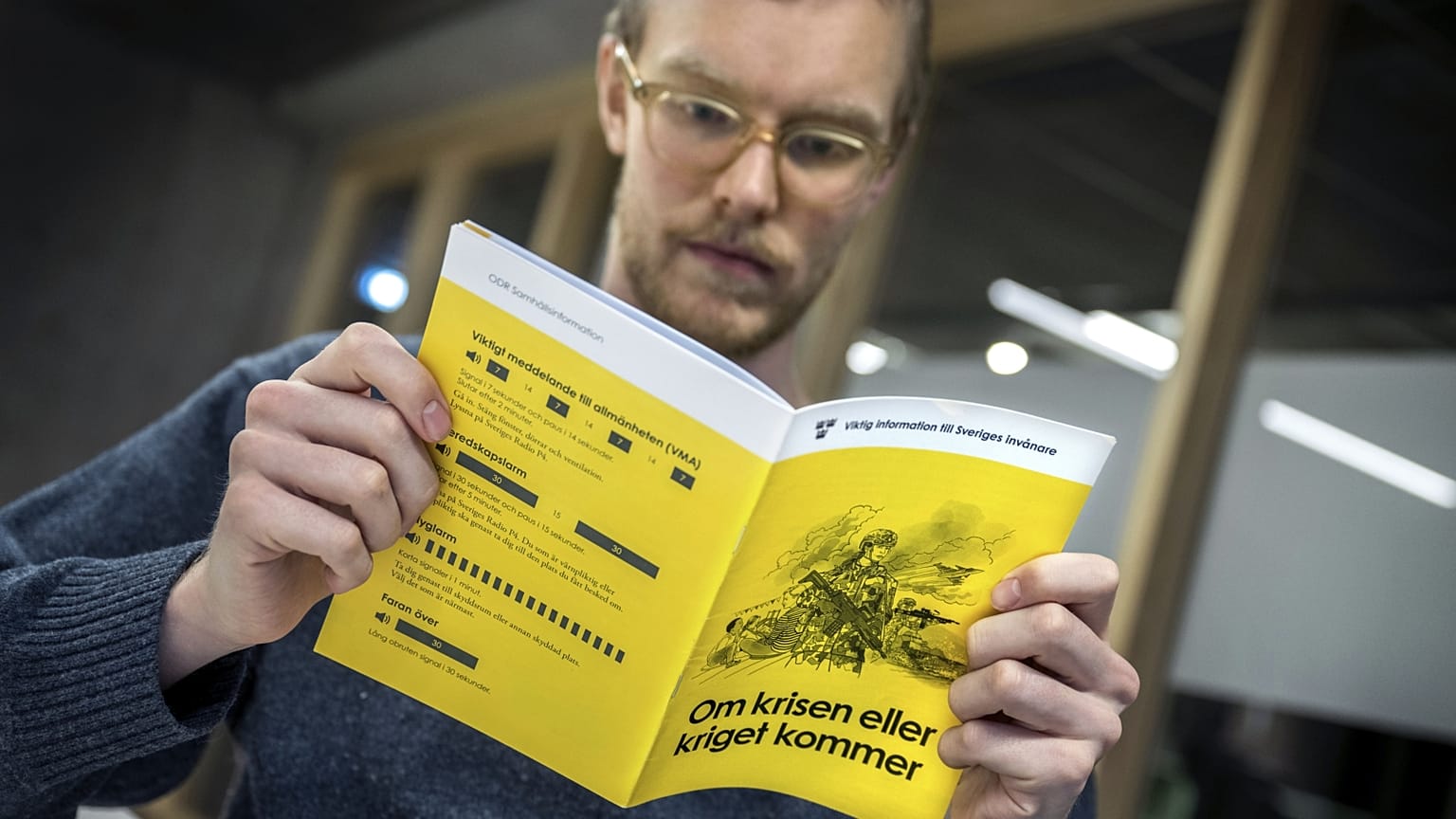 Svédországban minden háztartás megkapta a "Ha válság vagy háború jön" c. brosúrát