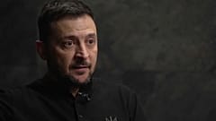 Volodymyr Zelenskyy s'adressant à Sky News lors d'une interview à Kiev, 29 novembre 2024