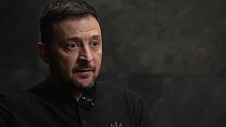 Volodymyr Zelenskyy Sky News'e Kiev'de verdiği röportajda konuşuyor, 29 Kasım, 2024