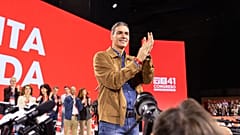 Pedro Sánchez al Congresso del PSOE a Siviglia, Spagna. 