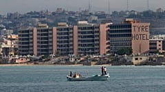 الصورة من مدينة صور في جنوب لبنان 