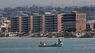 الصورة من مدينة صور في جنوب لبنان 