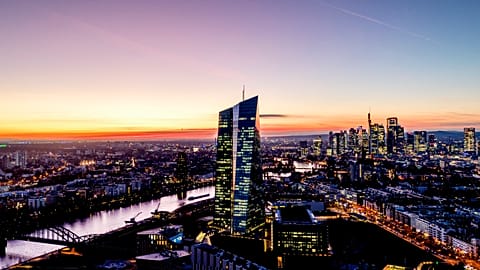 A picture of the Europen Cemtral Bank in Frankfurt