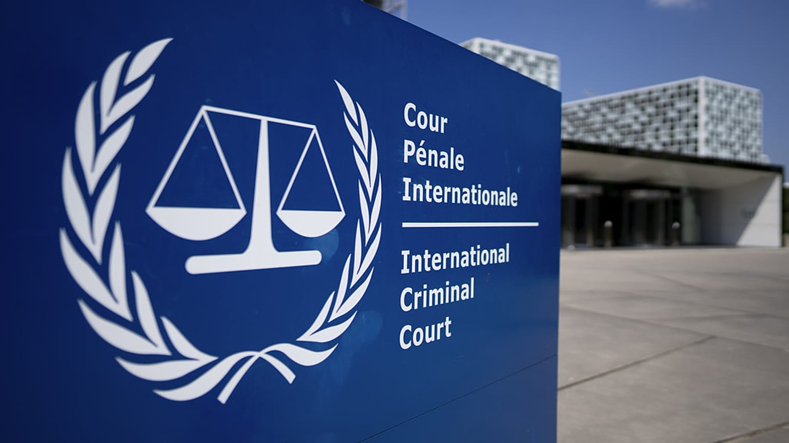 Foto de ficheiro: Vista do Tribunal Penal Internacional em Haia, Holanda, quarta-feira, 26 de junho de 2024