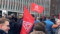 Grève des travailleurs de VW à Wolfsburg 