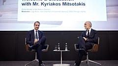 Ο Κυριάκος Μητσοτάκης στο πάνελ της Morgan Stanley