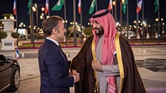 محمد بن سلمان و امانوئل ماکرون