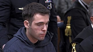 Filippo Turetta az ítélethirdetés közben a bíróságon