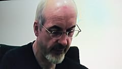 Bill Viola a kiállítás videóján