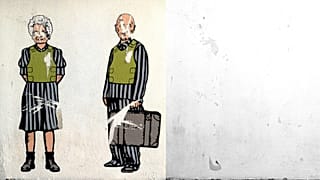 Lilaina Segre Sami Modiano Murale Cancellato Milano