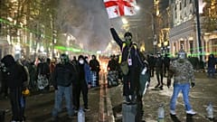 Des manifestants à Tbilissi