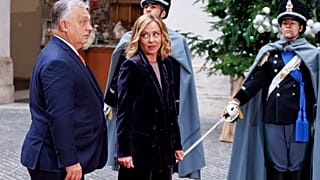 Meloni accoglie Orban a Roma