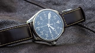 A large mechanical pilot wrist watch