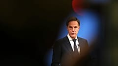 NATO Genel Sekreteri Mark Rutte, 3 Aralık 2024 Salı günü Brüksel'deki NATO karargahında NATO dışişleri bakanları toplantısı öncesinde düzenlenen basın toplantısında konuşuyor