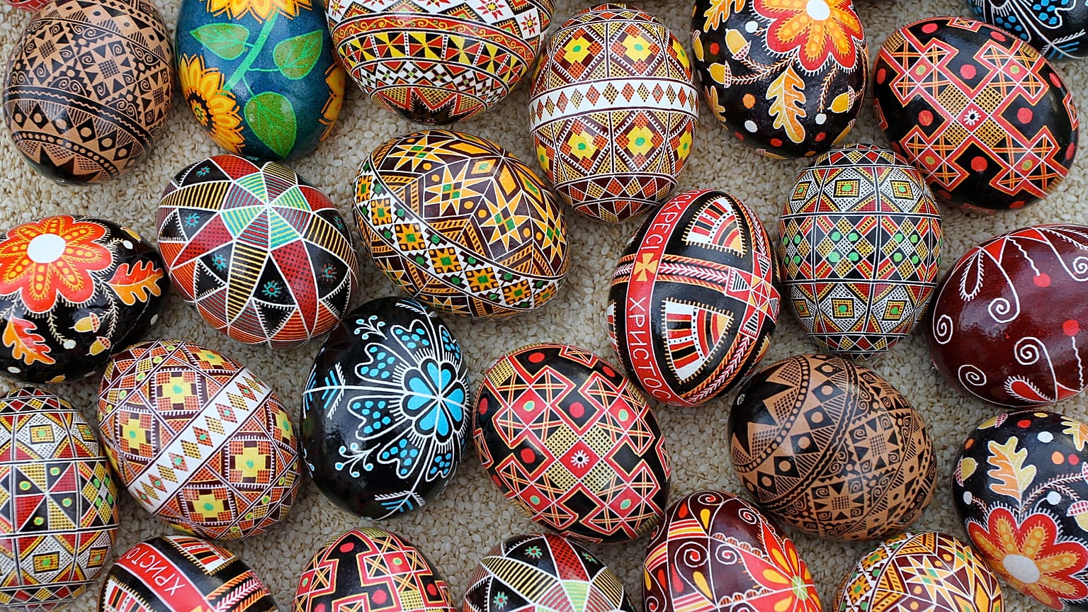 Huevos "pysanky" ucranianos