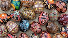 Ukraynaca 'pysanky'