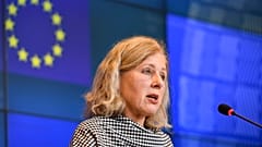 Avrupa Komisyonu'nun Değerler ve Şeffaflıktan Sorumlu Komiseri Vera Jourova, Lüksemburg, 15 Ekim 2024.