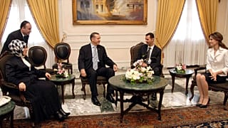 تصویری قدیمی از دیدار بشار اسد و رجب طیب اردوغان