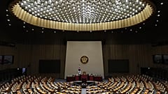 The hall where the plenary session for the impeachment vote of South Korean President Yoon Suk Yeol took place at the National Assembly in Seoul, South Korea, Dec. 7, 2024