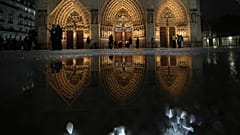 Notre Dame el día de su reapertura. 