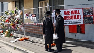 Az Addas Izrael zsinagóga Melbourne-ben a támadás után 
