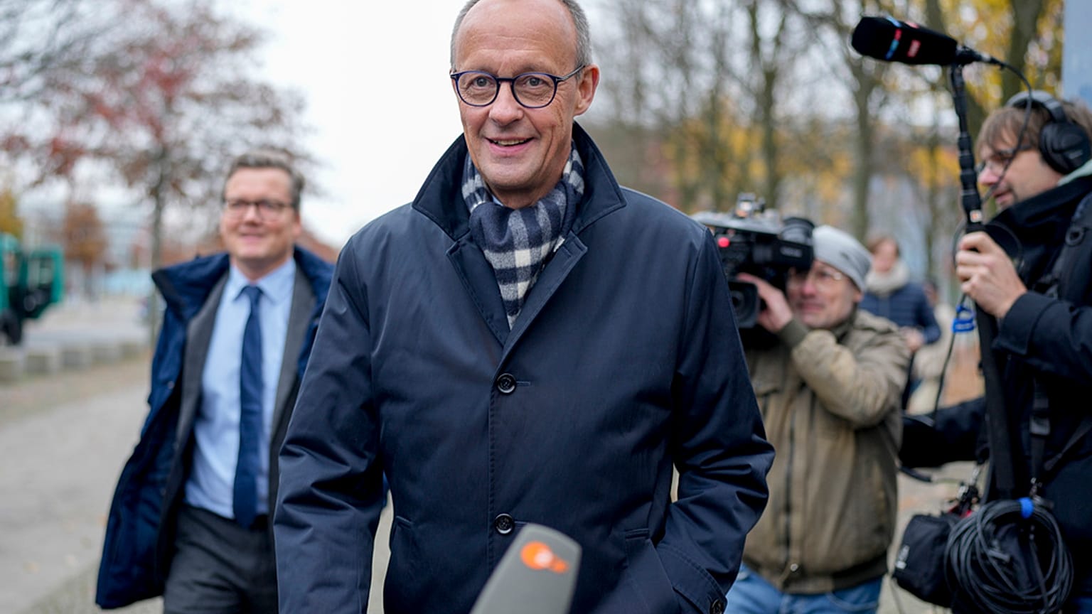 Kijevbe utazott a CDU kancellárjelöltje, Friedrich Merz.
