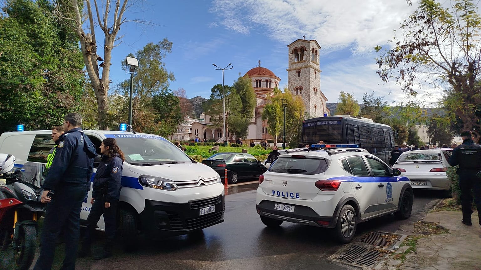 Το σημείο του επεισοδίου στη Γλυφάδα