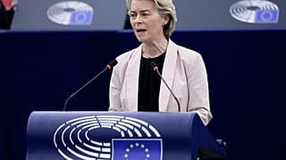 Ursula von der Leyen Strasbourgban 2024. november 27-én