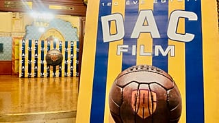 A film plakátja az Uránia Filmszínházban, a dokumentumfilm díszbemutatóján - 2024. december 9.