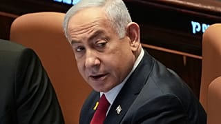 رئيس الوزراء الإسرائيلي بنيامين نتنياهو يحضر جلسة للكنيست، البرلمان الإسرائيلي، الاثنين 18 نوفمبر/تشرين الثاني 2024