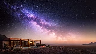 andBeyond Sossusvlei Desert Lodge üzerindeki yıldızlar