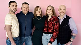 Paweł Mamzer, Krzysztof Kliszczyński. Justyna Karpińska, Karolina Gierdal y Miłosz Przepiórkowski de la junta directiva de Lambda.
