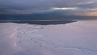The coastal plain of the Arctic National Wildlife Refuge is seen near Kaktovik, Alaska.