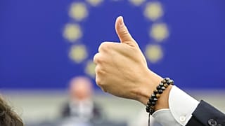 Voting session at the European Parliament in Strasbourg, France.