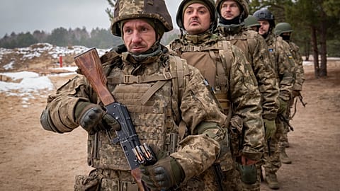 Des soldats ukrainiens