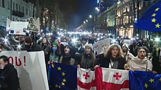 Протесты в Грузии