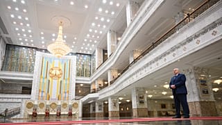 El Presidente bielorruso Alexander Lukashenko en Minsk, 6 de diciembre de 2024