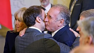 Emmanuel Macron i François Bayrou