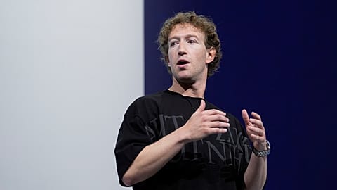 Mark Zuckerberg during the Meta Connect conference on 25 September 2024.