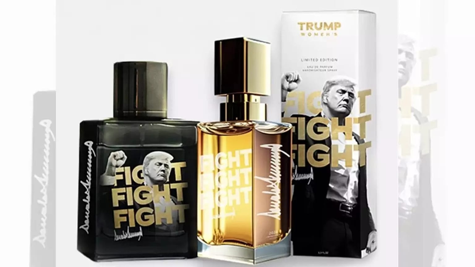 Línea de perfumen Fight Fight Fight de Donald Trump