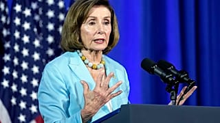 Imagen de Nancy Pelosi, veterana política demócrata, durante un acto en Washington.