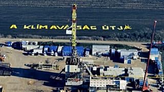 L'usine de fracking visée par Greenpeace dans l'Est de la Hongrie