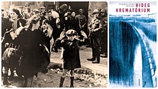 A varsói gettó zsidóinak deportálása 1943 áprilisában és a Hideg krematórium 2024-ben megjelent kiadásának borítója
