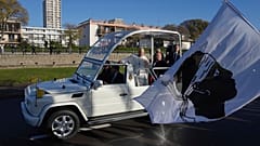 Le pape François à Ajaccio, dimanche 15 novembre 2024.