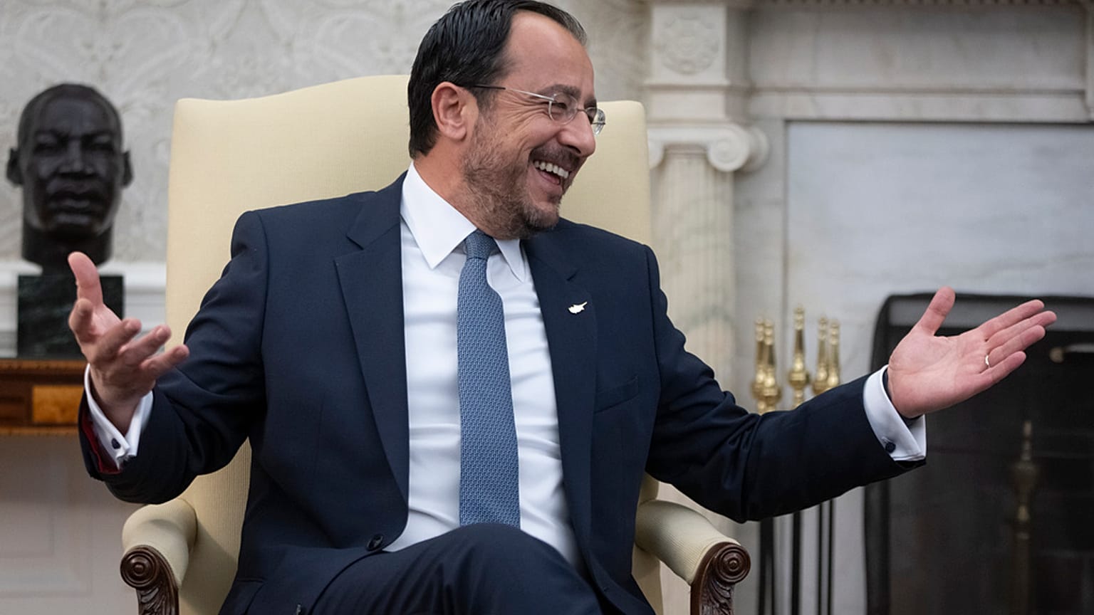 Ο πρόεδρος της Κυπριακής Δημοκρατίας Νίκος Χριστοδουλίδης